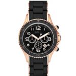 MARC BY MARC JACOBS[マークバイマークジェイコブス]MODEL NO.mbm2553 Rock40 Chrono ブラック×ピンクゴールド