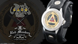 牙狼 時計 非売品 グッズ レア 宅配便 clock グッズ]牙狼 × Red Monkey Designs Collaboration Wristwatch