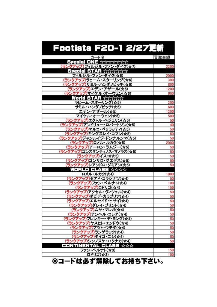 東金Footista◆F20-1 0227のサムネイル