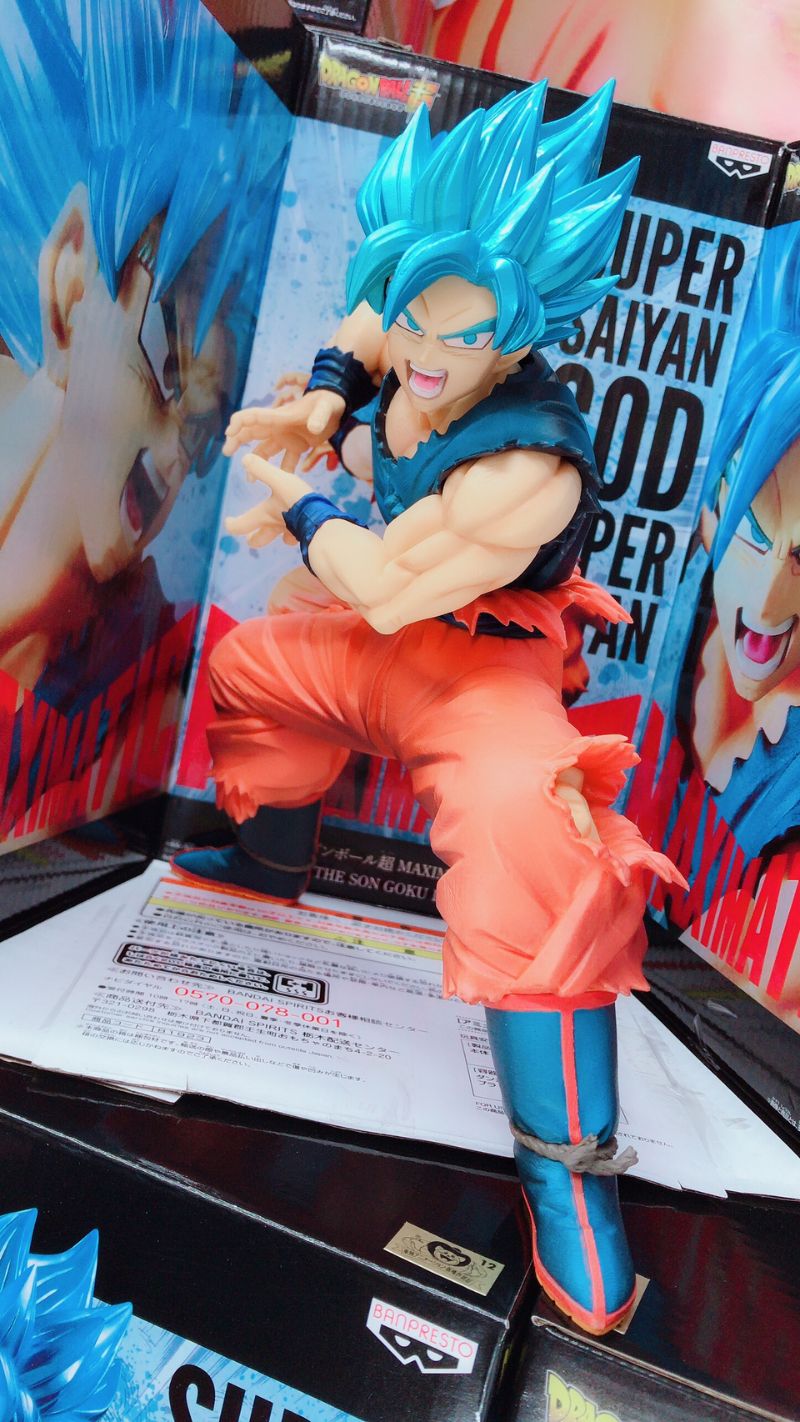 Ufoキャッチャー入荷情報 ドラゴンボール超 Maximatic The Son Goku など 買取なら千葉鑑定団東金店