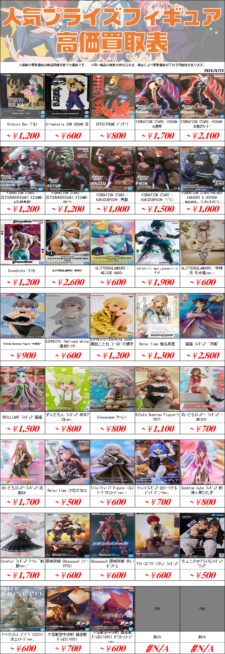 特価！プライズフィギュア　25体セット　新品未開封品 特別企画】タイトーのプライズフィギュア「ARTIST MASTERPIECE+